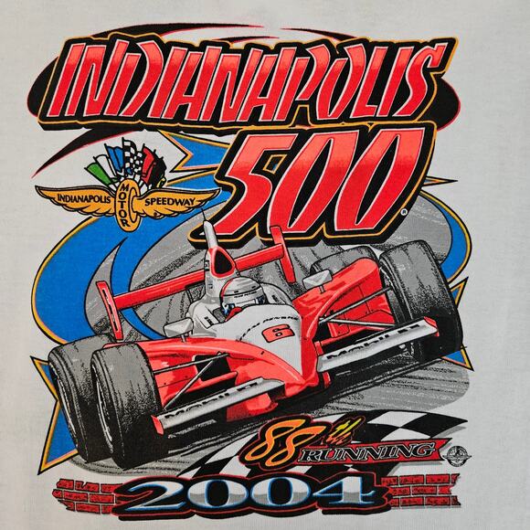 Indy 500 88th Indianapolis Motorsport Racing 2004 VTG T-Shirt | Youth 14-16 - Picture 7 of 16